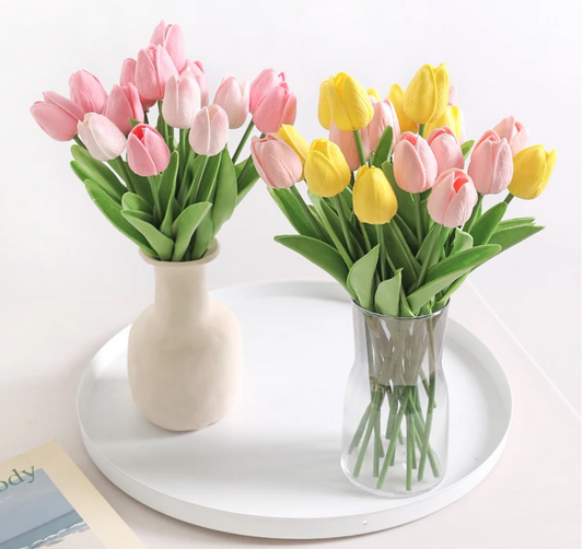 Tulip Love | Artificial Tulip Flowers Bouquet PE Foam Fake Flower